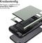iMoshion Hoesje Geschikt voor iPhone 7 / 8 / SE (2020) / SE (2022) Hoesje - Ruimte voor 2 pasjes - iMoshion Backcover met pasjeshouder - Donkergroen