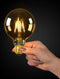 Lucide G95 - Filament lamp - Dimbaar - Ø 9,5 cm - E27 - 5W 2700K - Amber