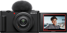Sony ZV-1F 1" Compactcamera 20,1 MP Exmor RS CMOS 5472 x 3648 Pixels Zwart