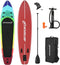 Juskys Opblaasbaar SUP Board - Retro Love - Incl. toebehoren