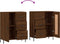 vidaXL - Dressoir - 69,5x34x90 - cm - bewerkt - hout - bruin - eikenkleur