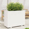 vidaXL - Plantenbak - 90x40x72,5 - cm - massief - grenenhout - wit
