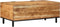 vidaXL - Koffietafel - 100x54x40 - cm - van - Massief - Acaciahout