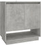 vidaXL - Dressoir - 70x41x75 - cm - bewerkt - hout - betongrijs