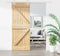 vidaXL - Schuifdeur - met - beslag - 80x210 - cm - massief - grenenhout