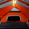 vidaXL - Tent - met - LED - 10-persoons - snelontgrendeling - lichtgrijs - en - oranje