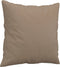 vidaXL - Sierkussens - Kunstleer - 40x40 cm - Cappuccino (2 stuks)
