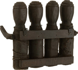 J-Line kapstok Puppets - hout - zwart