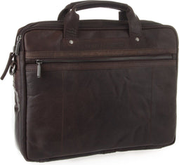 Leren Laptoptas - Shiloh - Donkerbruin