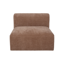 Urban Nature Culture Tao - Modular seater - Hoogwaardige polyester - Oudroze - 90 * 100 * 74 cm