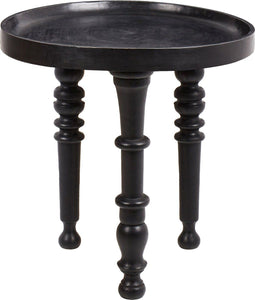 Bijzettafel zwart LEETON