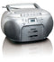 Lenco SCD-420 - Draagbare radio/CD-speler - FM radio en cassette - Zilver