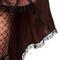 dressforfun - Steampunk prinses - Kostuum met lange rok en hoed - Kleur bruin mix