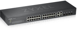 ZyXEL GS1920-24v2 - Managed Switch - 24x 1Gbps Ethernet - 4x Combo SFP - IPv6 ondersteuning