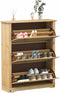 Schoenenkast Corona 99x32x124,5 cm massief grenenhout