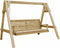 vidaXL Schommelstoel 215x171x180 cm FSC geïmpregneerd grenenhout