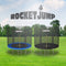 RocketJump XT24 - Trampoline 244 cm - Inclusief ladder en veiligheidsnet - Blauw