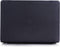 Lunso Geschikt voor MacBook 12 inch cover hoes - case - mat zwart