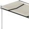 vidaXL - Luifel - vrijstaand - handmatig - uittrekbaar - 300x250 - cm - crèmekleurig