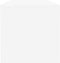 vidaXL - Salontafel - 100x40x40 - cm - bewerkt - hout - hoogglans - wit