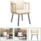 vidaXL - Tuinstoel - PE-rattan - naturel
