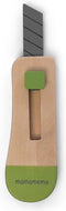 Mamamemo Mes Hout Bruin/ Groen 12 Cm