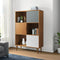 vidaXL - Boekenkast - MOLDE - 90x35x133,5 - cm - massief - grenenhout - bruin