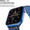 imoshion Siliconen magnetisch bandje - Geschikt voor Apple Watch 1, 2, 3, 4, 5, 6, 7, 8, 9, 10 (42 mm), SE - 38/40/41 mm - Donkerblauw - One Size