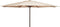 Madison - Parasol Tenerife Round Ecru - 300cm - Beige