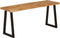 vidaXL - Bankje - met - natuurlijke - rand - 105 - cm - massief - acaciahout
