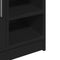 vidaXL - Wastafelkast - 63x29x55 - cm - bewerkt - hout - zwart