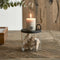 Riviera Maison Carnaby Pillar Candle Holder - Glas, IJzer - Transparant - 15.0x15.0x19.0 cm