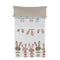 Happy Friday Sheet set 2 pieces Rabbit family 160x270 cm (Single) Multicolor