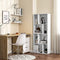 Woltu Wandplanken Set van 2 - Witte MDF Planken 50 x 23 x 3,8 cm (2 stuks)