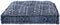 vidaXL - Palletkussen - Indigo - 120x80x12 - cm - Stof