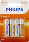 Philips R6L4B/10 - AA Batterijen - 4 stuks - Groen