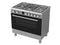Etna FG190RVS - Gas/Electric Fornuis - 3-rings Wokbrander - Roestvrijstaal