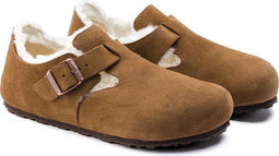 Birkenstock London - Clogs - Lamsvacht voering - Bruin - Maat 39