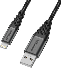 Otterbox Premium Cable - USB A-Lightning - 2M - zwart