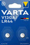 Varta V13GA - Alkaline knoopcel-batterij - 125mAh - Zilver (2 stuks)