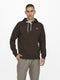 ONLY & SONS ONSOVE LIFE REG LOGO HOODIE - Sweat hoodie - Contrast trekkoord - Rood