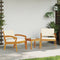 vidaXL - 3-delige - bistro - set - met - kussens - - - Gemaakt - van - massief - acaciahout