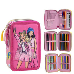 Pennenzak Barbie Fuchsia 12,5 x 6,5 x 19,5 cm