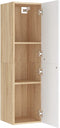 vidaXL - Tv-meubels - 2 - st - 30,5x30x110 - cm - bewerkt - hout - wit - sonoma - eiken