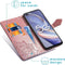 iMoshion Hoesje Geschikt voor Oppo Reno4 Z 5G Hoesje Met Pasjeshouder - iMoshion Mandala Bookcase - Rosé Goud