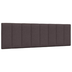 Hoofdbordkussen "Hanko" 160 cm stof donkerbruin