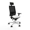 Bureaustoel met hoofdsteun Piqueras y Crespo 3D026N1 Wit
