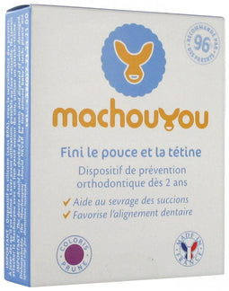 Machouyou - Stoppen met de Speen of Duimen | Paars | Medisch mondstuk | Kinderen van 2-6 jaar