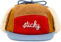 Sticky Lemon - Pet - Cap - Farmhouse - Corduroy - Ladybird red