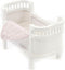 Smallstuff Rosaline - Houten Poppenbedje - Inclusief matrasje - White